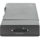 Digitus Universal Docking Station Travel, Dockingstation HDMI, USB, USB-C, VGA, RJ-45, Kartenleser