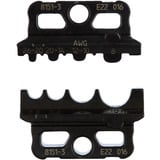 GEDORE Crimpeinsatz-Set für unisolierte Quetschverbinder (8151-3), Crimpzange für Presszange CrimpMax-Flex Professional 8151