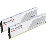 G.Skill DIMM 48 GB DDR5-6000 (2x 24 GB) Dual-Kit, Arbeitsspeicher weiß, F5-6000J3036F24GX2-RS5W, Ripjaws S5, INTEL XMP