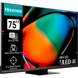 Hisense 75U8KQ, LED-Fernseher 189 cm(75 Zoll), UltraHD/4K, Triple Tuner, HDR10, WLAN, LAN, Bluetooth. Free-Sync, 120Hz Panel