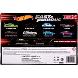 Hot Wheels Fast & Furious Themed 10-Pack, Spielfahrzeug 10er-Pack
