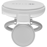 Hyper HyperJuice Qi2 2-in-1 Magnetischer Ladeständer, Ladestation weiß/silber
