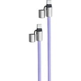 Intenso Handykette und Lade-/Datenkabel Cell Phone Charging Lanyard violett, 1,65 Meter, USB-C, PD3.0 / QC4.0, Nylon