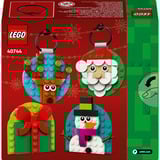 LEGO 40744 Iconic Verschiedene Christbaumanhänger, Konstruktionsspielzeug 