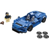 LEGO 76902 Speed Champions McLaren Elva, Konstruktionsspielzeug blau/schwarz