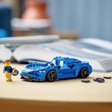 LEGO 76902 Speed Champions McLaren Elva, Konstruktionsspielzeug blau/schwarz, Rennwagen, Modellauto zum selber Bauen