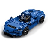 LEGO 76902 Speed Champions McLaren Elva, Konstruktionsspielzeug blau/schwarz, Rennwagen, Modellauto zum selber Bauen