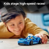 LEGO 76902 Speed Champions McLaren Elva, Konstruktionsspielzeug blau/schwarz