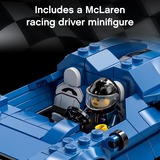 LEGO 76902 Speed Champions McLaren Elva, Konstruktionsspielzeug blau/schwarz