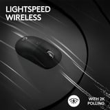 Logitech Gaming PRO X SUPERLIGHT 2, Gaming-Maus schwarz, 2,4-GHz-LIGHTSPEED, kompatibel mit Windows und macOS