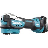 Makita Akku-Multifunktions-Werkzeug DTM52ZJX2, 18Volt + 33-teiliges Zubehör blau/schwarz, ohne Akku und Ladegerät