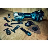 Makita Akku-Multifunktions-Werkzeug DTM52ZJX2, 18Volt + 33-teiliges Zubehör blau/schwarz, ohne Akku und Ladegerät