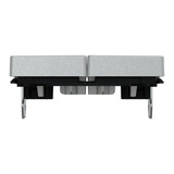 Merten Wippe Aluminium für Rollladenschalter und Wipptaster Einsatz Typ 435560 aluminium, Retail