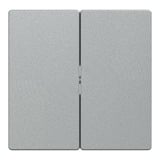 Merten Wippe Aluminium für Rollladenschalter und Wipptaster Einsatz Typ 435560 aluminium, Retail