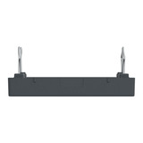 Merten Zentralplatte für USB Ladestation Einsatz aus Thermoplast matt anthrazit, Retail