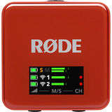 Rode Microphones Wireless GO (Gen 3), Mikrofon dunkelrot