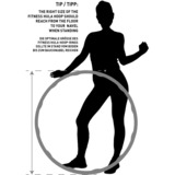 Schildkröt Fitness-Hoop 100 cm, Fitnessgerät grau/hellblau
