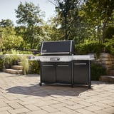 Weber Gasgrill Summit FS38X E Smart, Black schwarz/edelstahl, mit CRAFTED Basis-Rahmen und Sear Zone