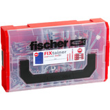 fischer FixTainer - DuoPower kurz/lang + DuoTec Kippdübel hellgrau/rot, 200-teilig