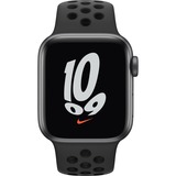 Apple Watch SE, Smartwatch grau/anthrazit, 40mm, Nike+ Sportarmband, Aluminium-Gehäuse