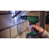 Bosch Heimwerken & Garten Akku-Schlagbohrschrauber EasyImpact 18V-40 grün/schwarz, Li-Ionen Akku 2,0Ah, Koffer, POWER FOR ALL ALLIANCE
