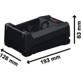 Bosch Professional PRO Dual-Voltage-Ladegerät GAL 12V/18V-80 Professional schwarz, AMPShare Alliance
