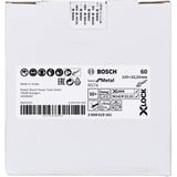 Bosch X-LOCK Fiberschleifscheibe R574 Best for Metal, Ø 125mm, K60 Bohrung 22,23mm