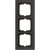 Busch-Jaeger Abdeckrahmen 3-fach, Abdeckung grau, Retail