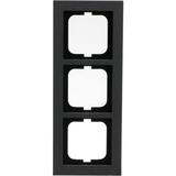 Busch-Jaeger Abdeckrahmen 3-fach, Abdeckung grau, Retail