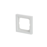Busch-Jaeger Rahmen einfach zum Abdecken von Schaltern, Tastern und Steckdosen, matt, Kunststoff weiß (matt), Retail