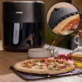 Cecotec Heißluftfritteuse Cecofry&Grill Duoheat 6500 schwarz, 2.200 Watt, Korb 6,5 Liter, mit Sichtfenster, doppeltes Heizelement