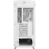 Fractal Design Summit Chalk White TG Clear Tint, Tower-Gehäuse weiß/holz