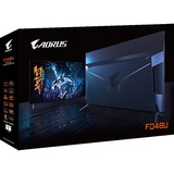 GIGABYTE AORUS FO48U, OLED-Monitor 121 cm (48 Zoll), schwarz, HDMI 2.1, AMD Free-Sync, UltraHD/4K, 120Hz Panel