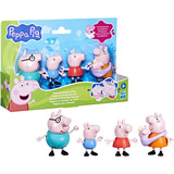 Hasbro Peppas fünfköpfige Familie Figurenset, Spielfigur 