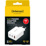 Intenso Power Adapter W65ACC GaN, Ladegerät weiß, 65Watt 