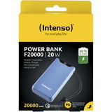 Intenso Powerbank F20000 Blue blau, 20.000 mAh, PD 3.0, Quick Charge 3.0