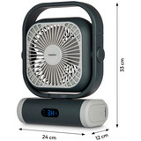Medion LIFE Camping Ventilator E10 TF (MD 12065) grau/weiß