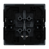 Merten Doppelwippe für Serien- und Doppeltaster-Einsatz, 2-fach, Material Thermoplast edelmatt anthrazit, Retail