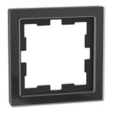 Merten Rahmen 1-fach schwarz (matt), Retail