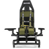 Next Level Racing Flight Seat Pro NLR-S039, Sim Rig schwarz/olivgrün, Boeing Military Edition