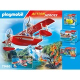 PLAYMOBIL 71463 City Action Feuerwehrflugzeug mit Löschfunktion, Konstruktionsspielzeug 