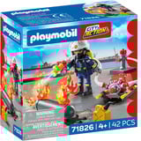 PLAYMOBIL 71826 Action Heroes Löschung eines Gastanks, Konstruktionsspielzeug 