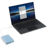 Seagate One Touch mit Kennwort 1 TB, Externe Festplatte hellblau, Micro-USB-B 3.2 Gen 1 (5 Gbit/s)