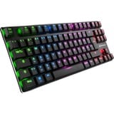 Sharkoon PureWriter TKL RGB, Gaming-Tastatur schwarz, DE-Layout, Kailh Choc Low Profile Blue