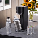 SodaStream Wassersprudler Duo Titan Starter-Set schwarz, inkl. Glasflasche, CO₂-Zylinder