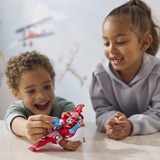 Spin Master Paw Patrol Air Rescue - Marshalls Feuerwehrflugzeug mit Geschoss-Abwurf und Marshall Spielfigur , Spielfahrzeug 