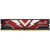 Team Group DIMM 16 GB DDR4-3200, Arbeitsspeicher rot, TTZD416G3200HC16F01, Zeus, XMP