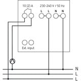 Theben RAMSES 812 top3, Heizungsthermostat weiß/schwarz