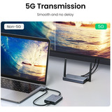UGREEN CM506 Wireless HDMI Extender, HDMI Verlängerung silber, 50m Reichweite