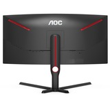 AOC CU34G3S/BK, Gaming-Monitor 86 cm(34 Zoll), schwarz/rot, Adaptive-Sync, WQHD, HDR, 165Hz Panel